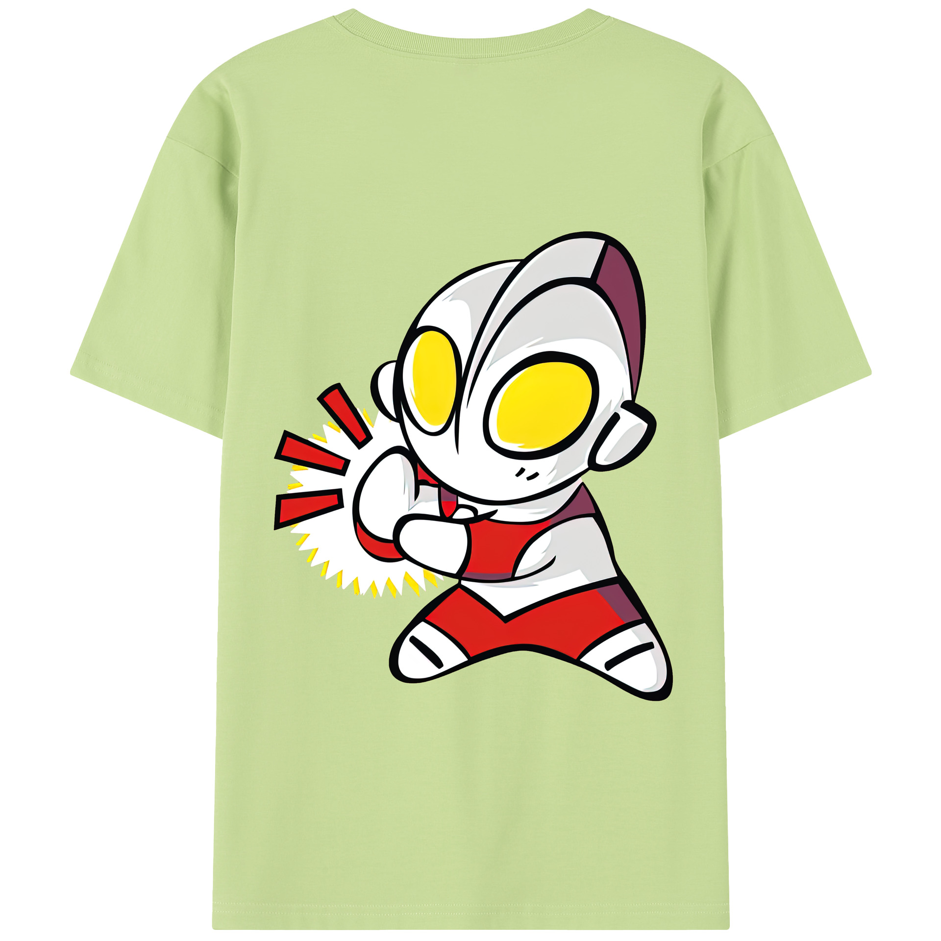 （画像用） ウルトラマン Ultraman 綿100％半袖Tシャツ（背面プリント）